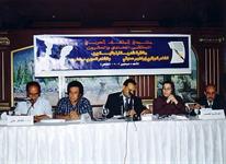 عبد الكريم الخميسي والدكتورة لويزا بولبرس والدكتور الشميري والدكتور أبو همام والناقد الدكتور الطاهر مكى