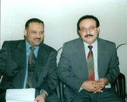 الدكتور الشميري مع السفير اليمني مثنىَّ عسكر بنواكشوط - نواكشوط