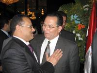 الدكتور الشميري سفير اليمن بمصر يستقبل الدكتور الوزير أحمد جويلي الأمين العام لمجلس الوحدة الأقتصادية - 22 مايو 2006م