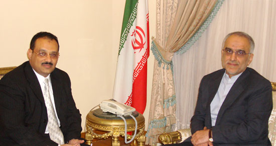 لقاء السفير برئيس مكتب رعاية المصالح الإيرانية